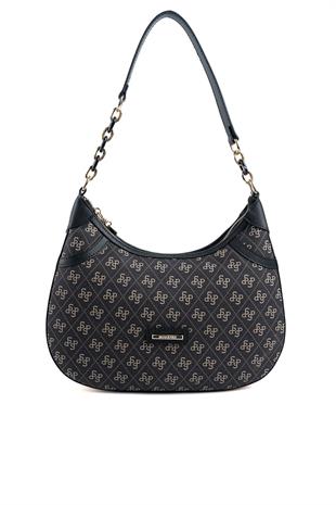 Silver & Polo Füme - Siyah SP1255 Kadın Omuz Çantası