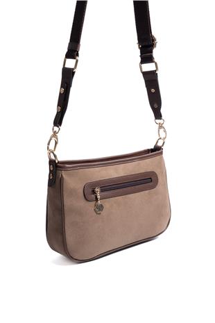 Silver & Polo SP1160 Kadın Çapraz Çanta Süet Vizon-Kahve