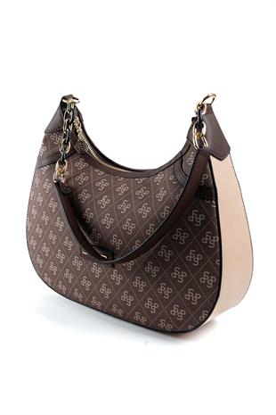 Silver & Polo Kahve - Ten SP1255 Kadın Omuz Çantası