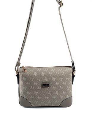 Silver & Polo SP784 Kadın Çapraz Çanta Monogram Y.Yeşil