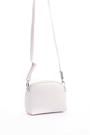 Silver & Polo SP765 Kadın Çapraz Çanta Petek Beyaz