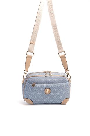 Silver & Polo Mavi - Ten SP1094 Kadın Çapraz Çanta