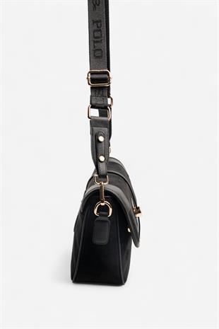 Silver & Polo SP1182 Kadın Çapraz Çanta Süet Siyah