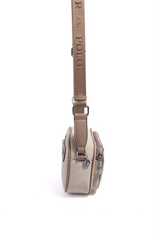 Silver & Polo SP1111 Kadın Çapraz Çanta Fashion Bej-Latte