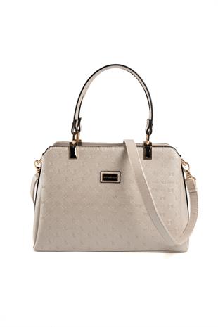 Silver & Polo Bej SP972 Kadın El Çantası