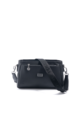 Silver & Polo SP1273 Kadın Çapraz Çanta Petek Siyah