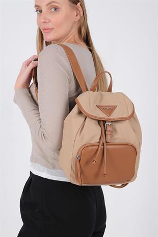 Silver & Polo SP1231 Kadın Sırt Çantası  Nut-Taba