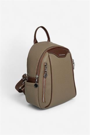 Silver & Polo L.Haki - Kahve SP906 Sırt Çantası