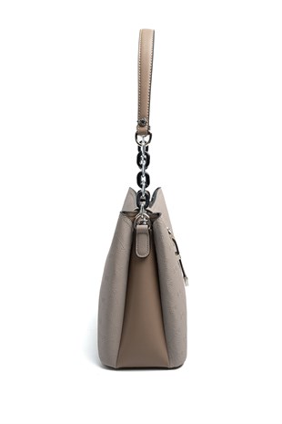 Silver Polo SP974 Kadın Omuz Çantası Fashion A.Vizon-Latte