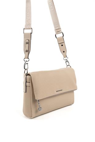 Silver & Polo Kum Bej SP963 Kadın Çapraz Çanta