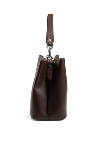 Silver & Polo Kahve SP967 Kadın Çapraz Çanta