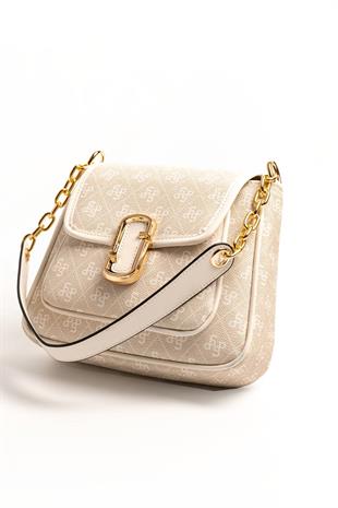 Silver & Polo Taş - Kemik SP1147 Kadın Omuz Çantası