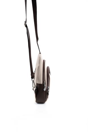 Silver & Polo Bej - Kahve SP959 Kadın Çanta Modelleri>Vücut Çantası