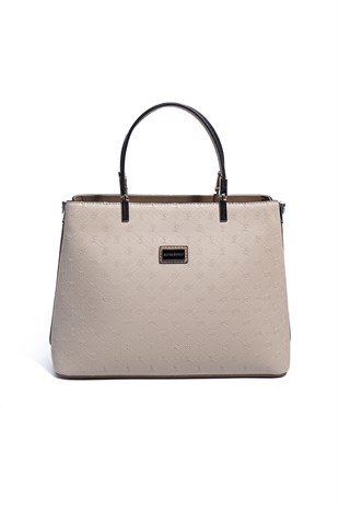 Silver Polo Bej - Latte Fashion Kadın El Çantası SP924
