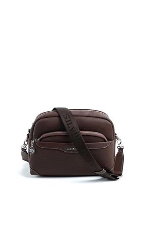 Silver & Polo SP1201 Kadın Çapraz Çanta Petek Kahve