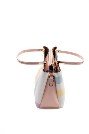 Silver & Polo Lila - Pembe SP1098 Kadın El Çantası