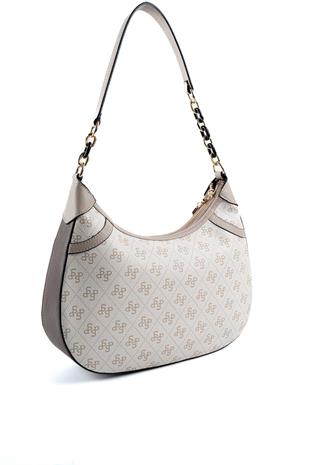 Silver & Polo Bej - Kum - Kahve SP1255 Kadın Omuz Çantası