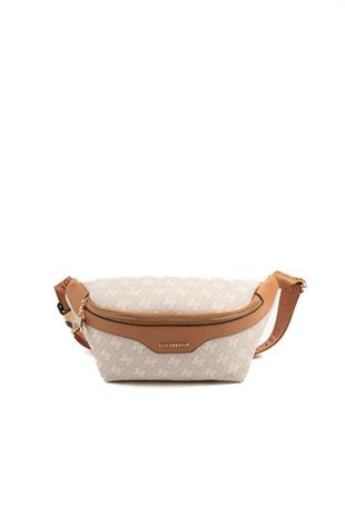 Silver & Polo SP1192 Kadın Bel Çantası Monogram Taş-A.Taba