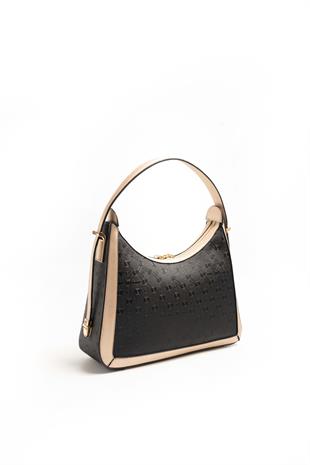 Silver & Polo Siyah - S.nut SP1187 Kadın Omuz Çantası