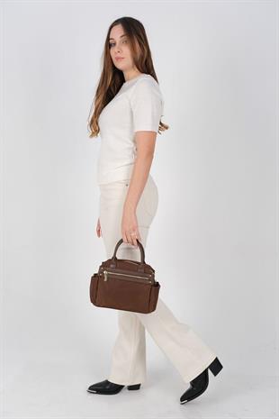 1219 Kadın El Çantası  Kahve