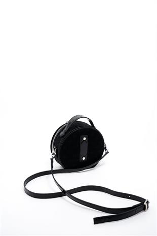 Silver & Polo SP1163 Kadın Çapraz Çanta Fashion Siyah-Rugan Siyah