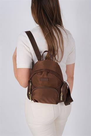 1208 Kadın Sırt Çantası  Kahve