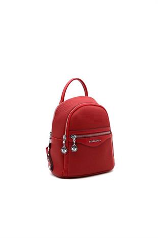 Silver & Polo SP983 Kadın Sırt Çantası Petek Kırmızı
