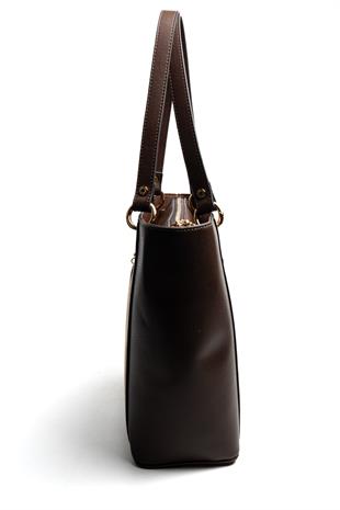 Silver & Polo SP1176 Kadın Omuz Çantası Süet Vizon-Kahve