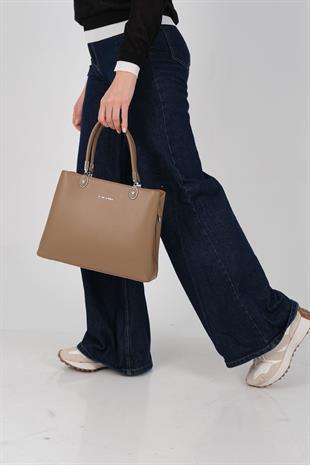 1234 Kadın El Çantası  Bej