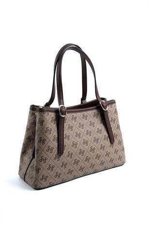 Silver & Polo Koyu Bej - Kahve SP1252 Kadın El Çantası
