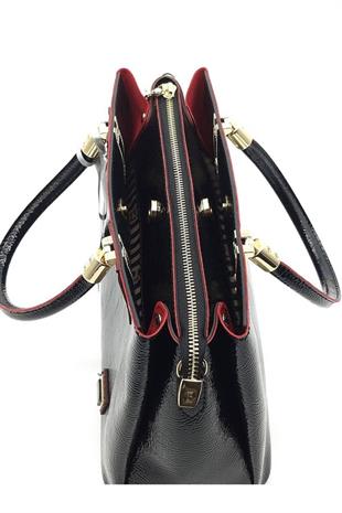 Silver & Polo SP1000 Kadın El Çantası Ekose Kahve-Siyah