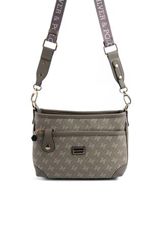 Silver & Polo SP1160 Kadın Çapraz Çanta Monogram Y.Yeşil