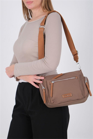 Silver & Polo SP1229 Kadın Çapraz Çanta  Kahve-Taba