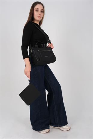 1228 Kadın El Çantası  Siyah