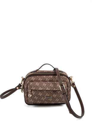 Silver & Polo Kahve SP1186 Kadın Çapraz Çanta