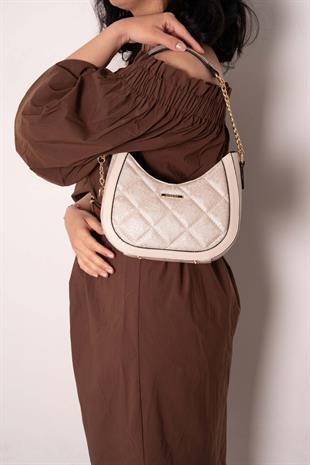 Silver & Polo Bej SP1168 Kadın Omuz Çantası
