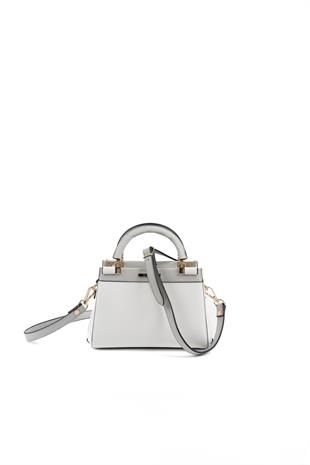 Silver & Polo Beyaz - A.gri SP1193 Kadın Çanta Modelleri>El Çantası
