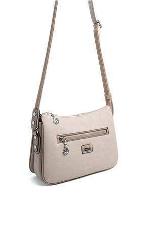 Silver & Polo SP818 Kadın Çapraz Çanta Fashion A.Vizon-Latte