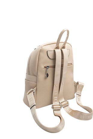Silver & Polo SP926 Kadın Sırt Çantası Petek Kum Beji-Kum Beji