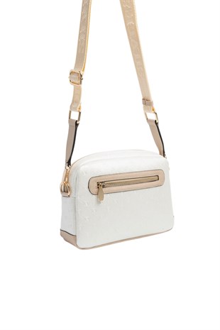 Silver & Polo SP1201 Kadın Çapraz Çanta Logolu Sedef-S.Nut