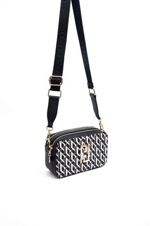 Silver & Polo SP1078 Kadın Çapraz Çanta Ekose Siyah