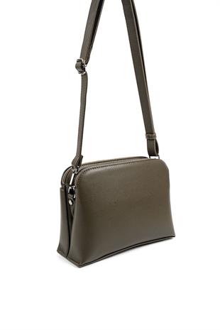 Silver & Polo SP623 Kadın Çapraz Çanta Düz Zeytuni