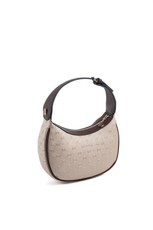 Silver & Polo SP1194 Kadın Omuz Çantası Logolu Nut-Kahve