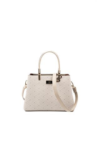 Silver & Polo Bej - Kum SP1098 Kadın Çanta Modelleri>El Çantası