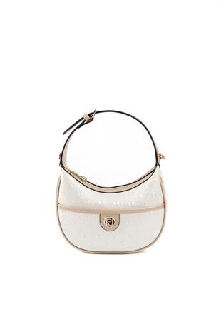 Silver & Polo SP1194 Kadın Omuz Çantası Logolu Sedef-S.Nut