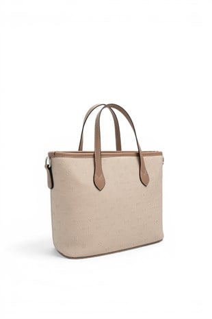 Silver Polo Bej - Latte Fashion Kadın El Çantası SP1185