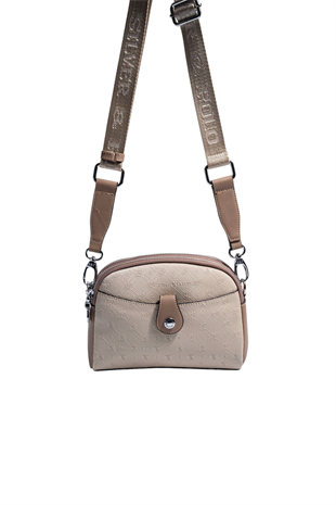 Silver & Polo SP1144 Kadın Çapraz Çanta Fashion Bej-Latte