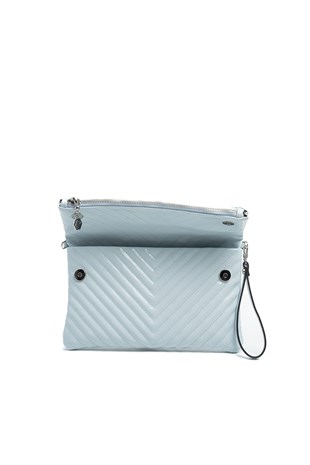 Silver & Polo SP1134 Kadın Portföy & Clutch Crash Mavi-Mavi