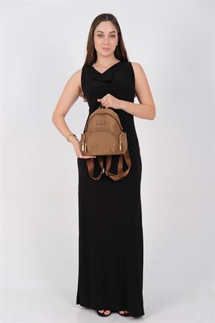 1208 Kadın Sırt Çantası  Tütün-Kahve