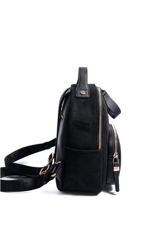 Silver & Polo SP1130 Kadın Sırt Çantası Süet Siyah